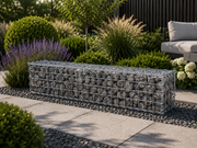 Kuvido Gabione 100 cm x 30 cm x 20 cm (L x H x T), Maschenweite 5 cm x 5 cm, Spirale