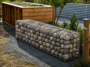 Kuvido Gabione 100 cm x 40 cm x 40 cm (L x H x T), Maschenweite 5 cm x 5 cm, Spirale