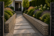 Kuvido Gabione 100 cm x 60 cm x 20 cm (L x H x T), Maschenweite 5 cm x 5 cm, Spirale