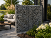 Kuvido Gabione 100 cm x 80 cm x 20 cm (L x H x T), Maschenweite 5 cm x 5 cm, Spirale