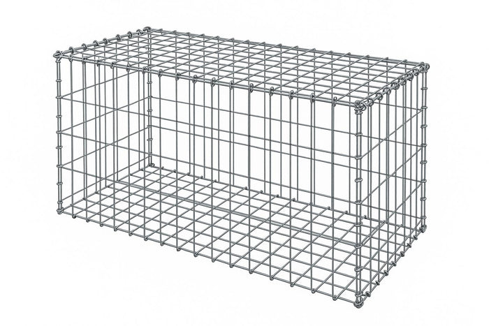 Steckergabionen - 150 cm x 100 cm x 50 cm (L x H x T), Maschenweiten 5 x 10 cm & 10 x 10 cm - 10 Stück im Set