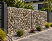Kuvido Gabione 100 cm x 80 cm x 20 cm (L x H x T), Maschenweite 5 cm x 10 cm, Spirale