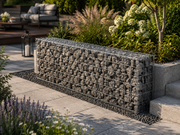 Kuvido Gabione 100 cm x 60 cm x 30 cm (L x H x T), Maschenweite 5 cm x 10 cm, Spirale