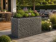 Kuvido Hochbeet eckig 100 cm x 100 cm x 60 cm (L x H x T), Maschenweite 5 x 5 cm, Wandstärke 10 cm