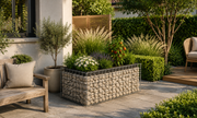 Kuvido Hochbeet eckig 100 cm x 50 cm x 50 cm (L x H x T), Maschenweite 5 x 5 cm, Wandstärke 10 cm
