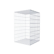 Anbaugabione Typ 2 80 cm x 50 cm x 50 cm, Maschenweite 5 cm x 10 cm, C-Ring