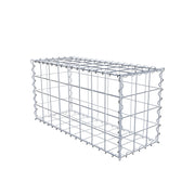 Gabione 80 cm x 40 cm x 30 cm (L x H x T), Maschenweite 10 cm x 10 cm, Spirale