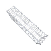 Kuvido Gabione 100 cm x 40 cm x 20 cm (L x H x T), Maschenweite 5 cm x 10 cm, Spirale