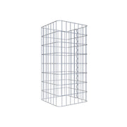 Gabionensäule eckig 37 cm x 37 cm, 80 cm Höhe, MW 5 cm x 10 cm