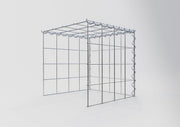 Anbaugabione Typ 4 40 cm x 40 cm x 40 cm (L x H x T), Maschenweite 10 cm x 10 cm, Spirale