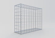 Gabione 100 cm x 80 cm x 30 cm (L x H x T), Maschenweite 10 cm x 10 cm, Spirale