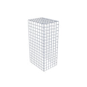 Anbaugabione Typ 4 80 cm x 40 cm x 30 cm (L x H x T), Maschenweite 5 cm x 5 cm, C-Ring