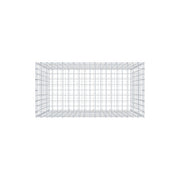 Gabione 100 cm x 100 cm x 50 cm (L x H x T), Maschenweite 5 cm x 10 cm, C-Ring
