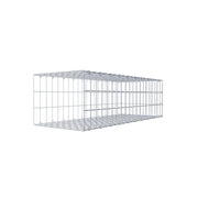 Anbaugabione Typ 2 100 cm x 30 cm x 40 cm, Maschenweite 5 cm x 10 cm, C-Ring