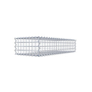 Gabione 100 cm x 20 cm x 40 cm (L x H x T), Maschenweite 5 cm x 5 cm, Spirale