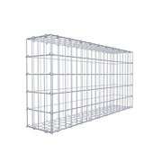 Gabione 100 cm x 50 cm x 20 cm (L x H x T), Maschenweite 5 cm x 10 cm, C-Ring