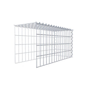 Anbaugabione Typ 4 80 cm x 40 cm x 30 cm (L x H x T), Maschenweite 5 cm x 10 cm, Spirale