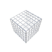 Anbaugabione Typ 2 30 cm x 30 cm x 30 cm (L x H x T), Maschenweite 5 cm x 5 cm, C-Ring