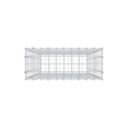 Gabione 100 cm x 50 cm x 20 cm (L x H x T), Maschenweite 5 cm x 10 cm, C-Ring