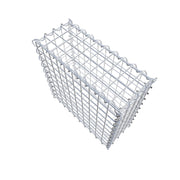 Gabione 50 cm x 50 cm x 20 cm (L x H x T), Maschenweite 5 cm x 5 cm, Spirale