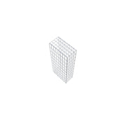 Anbaugabione Typ 2 100 cm x 40 cm x 20 cm, Maschenweite 5 cm x 10 cm, C-Ring