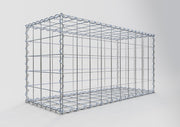 Gabione 100 cm x 50 cm x 40 cm (L x H x T), Maschenweite 10 cm x 10 cm, Spirale