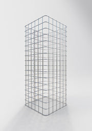 Gabionensäule eckig 32 cm x 32 cm, 80 cm Höhe, MW 5 cm x 5 cm
