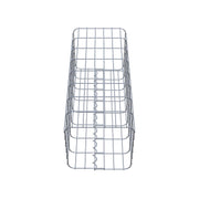 Gabionensäule eckig 32 cm x 32 cm, 80 cm Höhe, MW 5 cm x 10 cm