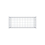 Gabione 100 cm x 50 cm x 40 cm (L x H x T), Maschenweite 10 cm x 10 cm, Spirale