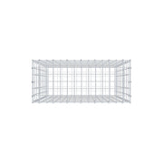 Gabione 100 cm x 70 cm x 30 cm (L x H x T), Maschenweite 5 cm x 10 cm, C-Ring