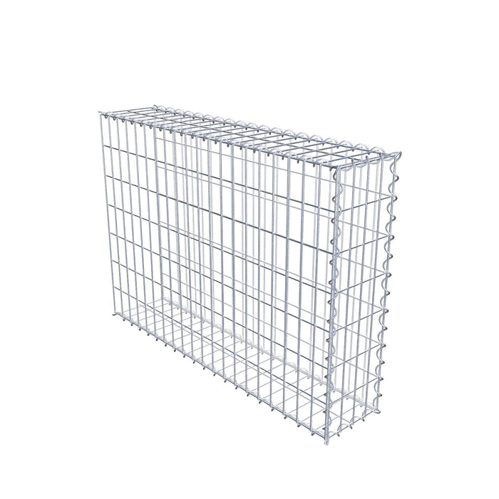 Anbaugabione Typ 2 100 cm x 70 cm x 20 cm (L x H x T), Maschenweite 5 cm x 10 cm, Spirale