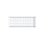 Anbaugabione Typ 2 80 cm x 40 cm x 30 cm (L x H x T), Maschenweite 5 cm x 10 cm, Spirale