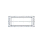 Anbaugabione Typ 3 50 cm x 50 cm x 20 cm (L x H x T), Maschenweite 10 cm x 10 cm, C-Ring