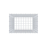 Anbaugabione Typ 3 100 cm x 60 cm x 40 cm (L x H x T), Maschenweite 5 cm x 5 cm, C-Ring