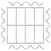 Deckel für Säule MW 5 x 10 cm inkl. 4 Montagespiralen