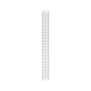 Gabionensäule rund 22 cm Durchmesser, 230 cm Höhe, Maschenweite 5 cm x 10 cm
