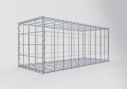 Gabione 100 cm x 40 cm x 40 cm (L x H x T), Maschenweite 10 cm x 10 cm, Spirale