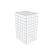 Gabione 100 cm x 60 cm x 50 cm (L x H x T), Maschenweite 10 cm x 10 cm, C-Ring