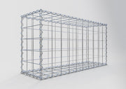 Gabione 100 cm x 50 cm x 30 cm (L x H x T), Maschenweite 10 cm x 10 cm, Spirale