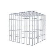 Anbaugabione Typ 3 50 cm x 50 cm x 50 cm (L x H x T), Maschenweite 5 cm x 10 cm, C-Ring