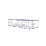 Anbaugabione Typ 2 100 cm x 20 cm x 40 cm (L x H x T), Maschenweite 5 cm x 10 cm, Spirale