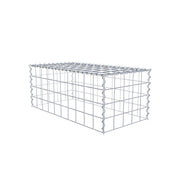 Anbaugabione Typ 3 100 cm x 40 cm x 50 cm (L x H x T), Maschenweite 10 cm x 10 cm, Spirale