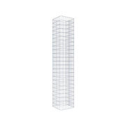 Gabionensäule eckig 42 cm x 42 cm, 230 cm Höhe, MW 5 cm x 10 cm