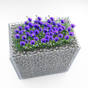 Hochbeet eckig 100 cm x 100 cm x 60 cm (L x H x T), Maschenweite 5 x 5 cm, Wandstärke 10 cm