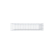 Anbaugabione Typ 2 100 cm x 100 cm x 20 cm, Maschenweite 5 cm x 10 cm, C-Ring