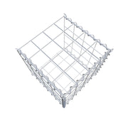 Anbaugabione Typ 2 40 cm x 40 cm x 40 cm (L x H x T), Maschenweite 10 cm x 10 cm, Spirale