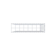Anbaugabione Typ 4 100 cm x 80 cm x 20 cm (L x H x T), Maschenweite 10 cm x 10 cm, C-Ring