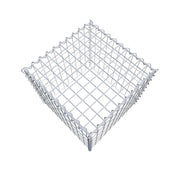 Anbaugabione Typ 3 50 cm x 50 cm x 50 cm (L x H x T), Maschenweite 5 cm x 10 cm, Spirale