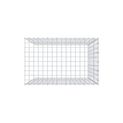 Anbaugabione Typ 4 100 cm x 80 cm x 50 cm (L x H x T), Maschenweite 5 cm x 10 cm, C-Ring