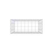 Anbaugabione Typ 3 100 cm x 90 cm x 40 cm (L x H x T), Maschenweite 10 cm x 10 cm, C-Ring